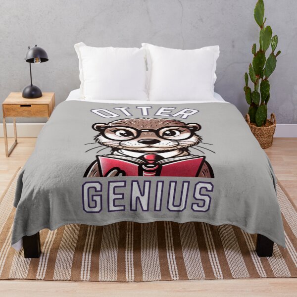 Item preview, Otter Genius - Pun time with the smartest Otter around! designed and sold by geetarv.