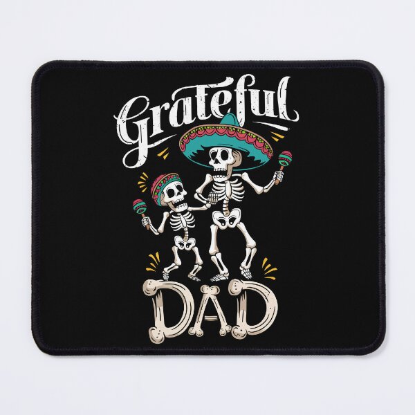 Item preview, Grateful Dad Fun Halloween Skeletons with Sombreros designed and sold by Quirky Shirts.
