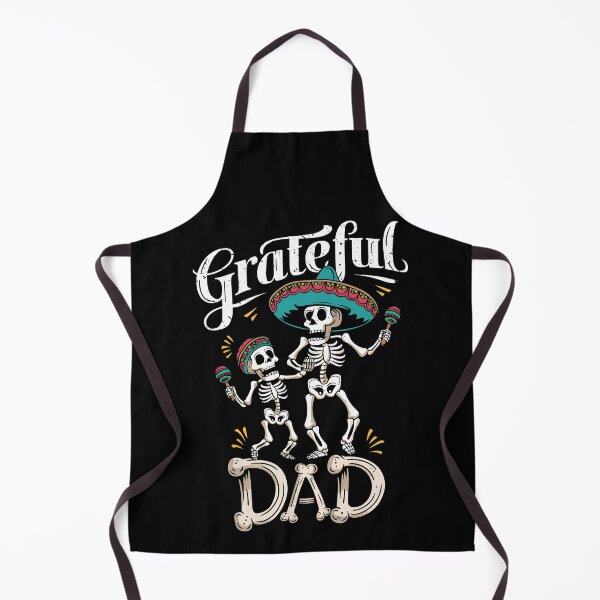Item preview, Grateful Dad Fun Halloween Skeletons with Sombreros designed and sold by Quirky Shirts.