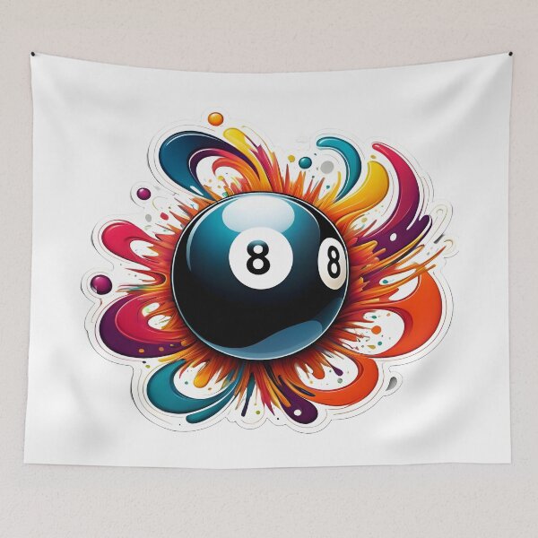 Item preview, 8 ball pin #1 designed and sold by Echolands.