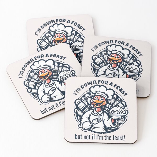 Item preview, I’m DOWN FOR A FEAST but not if I’m the feast! A Chef’s Dilemma designed and sold by SplashTastic.