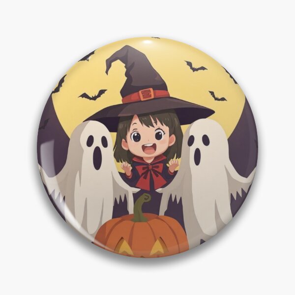 Item preview, Halloween Anime Boy, Ghosts & Pumpkins designed and sold by DesignsByPrnces.