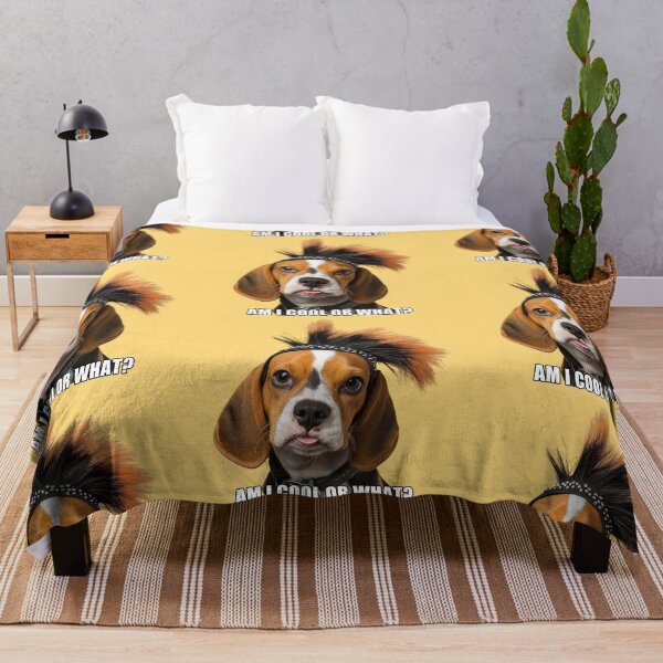 Item preview, Smiling Beagle in Bob Wig Sticker - Funny Pet Design, wallart , T-shirt designed and sold by ZloppyDesign.