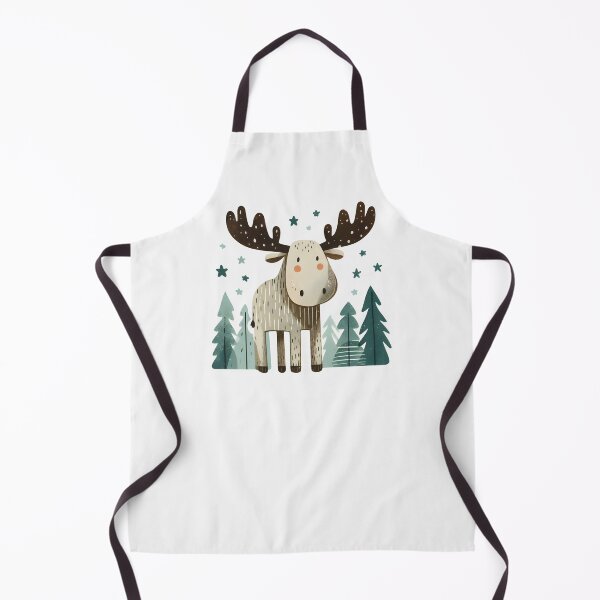 Item preview, Cute Watercolor Moose designed and sold by WanderlustCoCo.