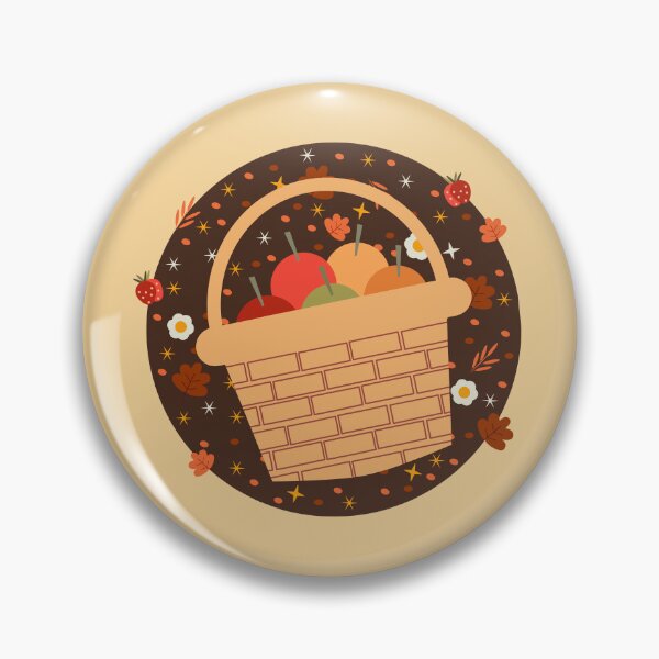 Item preview, Autumn Apple Basket Charm designed and sold by Tulip Creators .