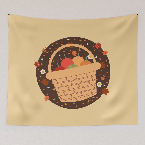 Item preview, Autumn Apple Basket Charm designed and sold by Tulip Creators .