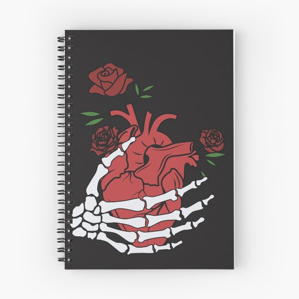 Item preview, Skeletor's hand holds a heart, red rose designed and sold by MadSnail-Design.