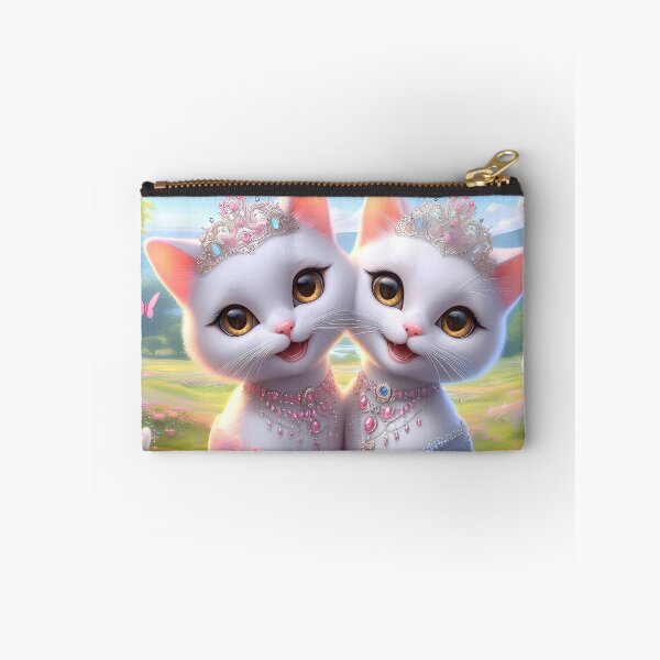 Item preview, Royal Feline Sisters in a Fantasy Meadow designed and sold by Daofa.