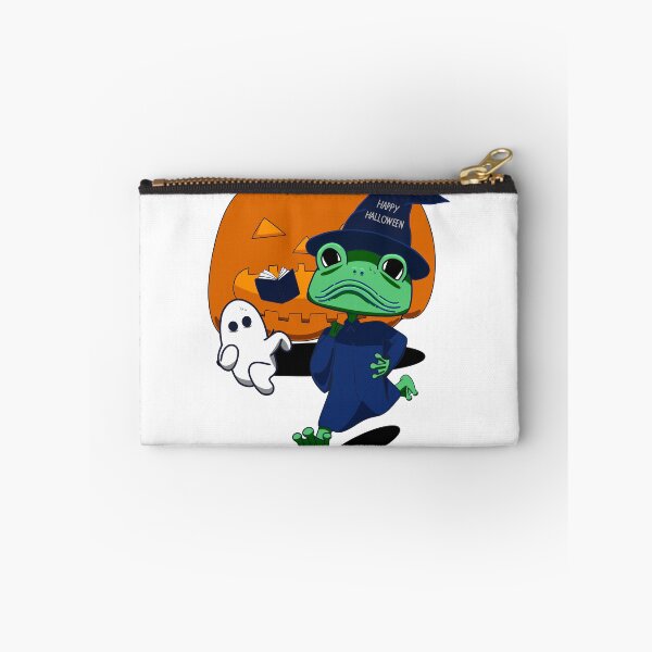 Item preview, The Funny Frog Wizard and the Halloween Festival classic T-shirts designed and sold by Da Nu.