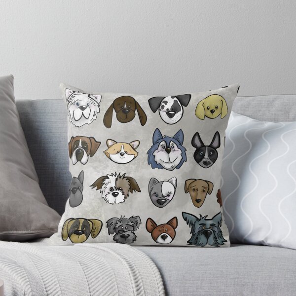 Item preview, Cute Dog Faces Pattern  designed and sold by kelseygrace-art.