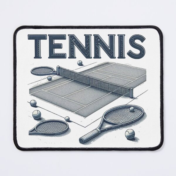 Item preview, Tennis - Court, racket and tennis balls designed and sold by citmgpod.