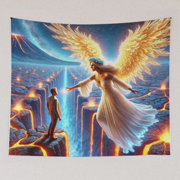 Item preview, "Unconditional Love: Guardian Angel's Divine Rescue" designed and sold by Meta2Physical.