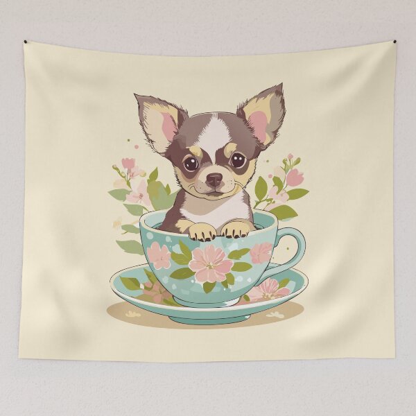 Item preview, Teacup Chihuahua Pup designed and sold by AntiqueImages.