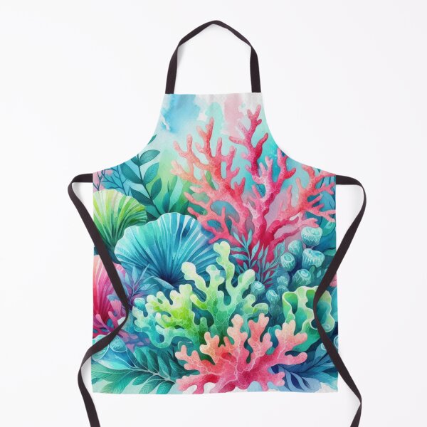 Item preview, Pink Blue Cute Coral Reef Beachy Coastal Nautical designed and sold by SeaStarAlex.