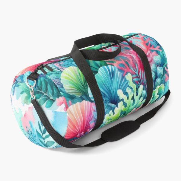 Artikelvorschau, Rosa Blau Niedlich Korallenriff Beachy Coastal Nautical entworfen und verkauft von SeaStarAlex.