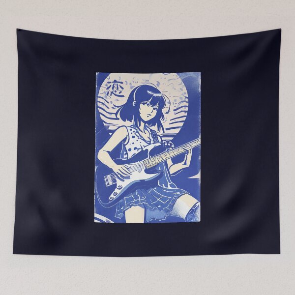Item preview, Based Jazz Girl Bass Soul Electric Bass Guitarist Bass Player Japanese Mangaka designed and sold by wigobun.