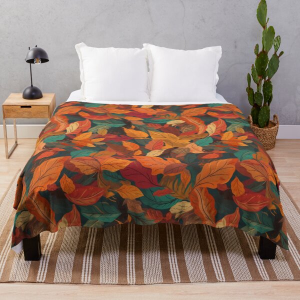 Item preview, Colorful Fall Leaves Pattern designed and sold by MirucaDesign.
