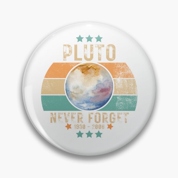 Item preview, Pluto Never Forget Classic T-Shirt Retro Vintage Style 1930-2006 designed and sold by larissa-myrie.