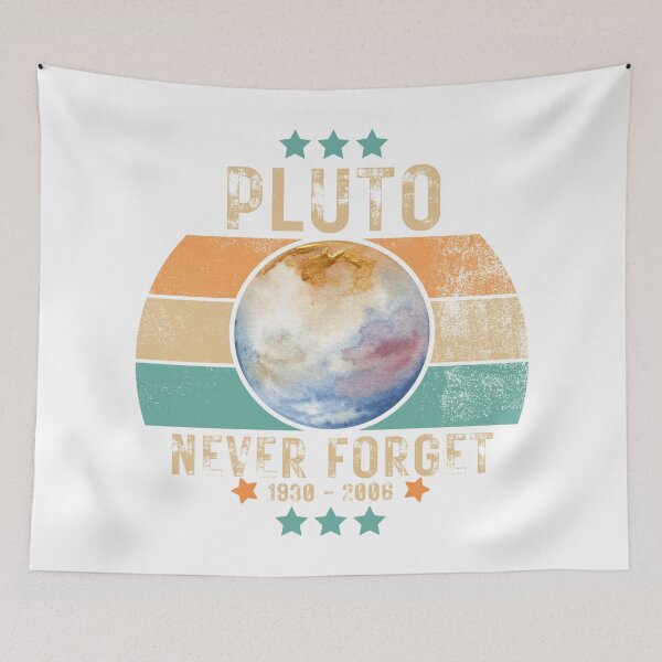 Item preview, Pluto Never Forget Classic T-Shirt Retro Vintage Style 1930-2006 designed and sold by larissa-myrie.