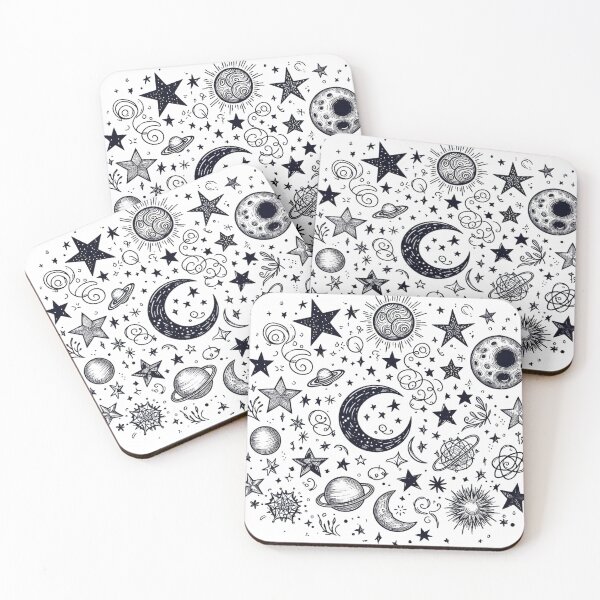 Item preview, Hand-Drawn Celestial Doodle Art designed and sold by JavisSRDesign.