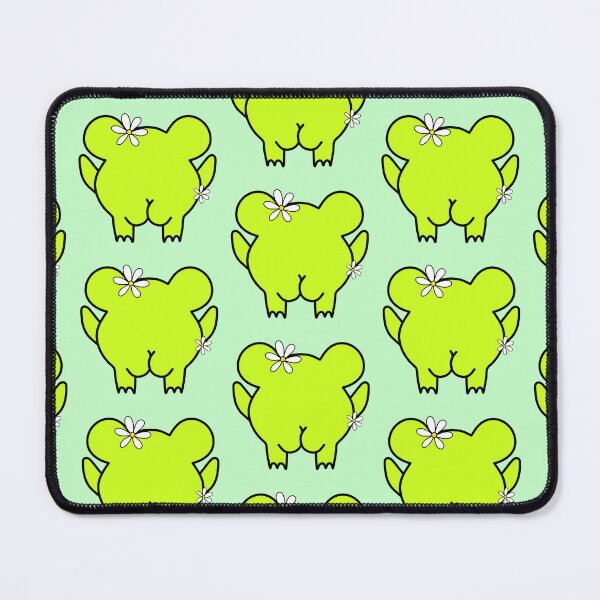 Item preview, Cute Green Frog Showing Butt – Adorably Cheeky designed and sold by MrsCreative1.