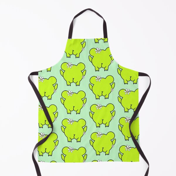 Item preview, Cute Green Frog Showing Butt – Adorably Cheeky designed and sold by MrsCreative1.