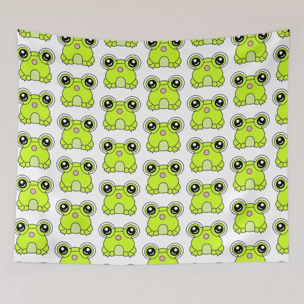 Item preview, Cute Green Frog with Round Glasses – Nerdy and Adorable! designed and sold by MrsCreative1.