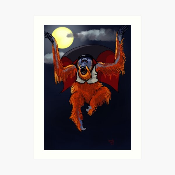 Orangufang Art Print