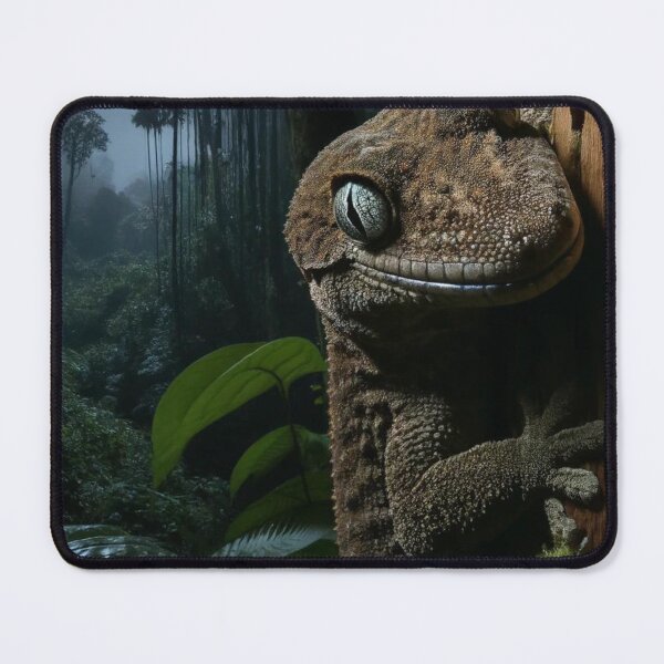 Item preview, Camouflaged Leachianus Gecko at Night - New Caledonian Wildlife designed and sold by NocturnalNook.