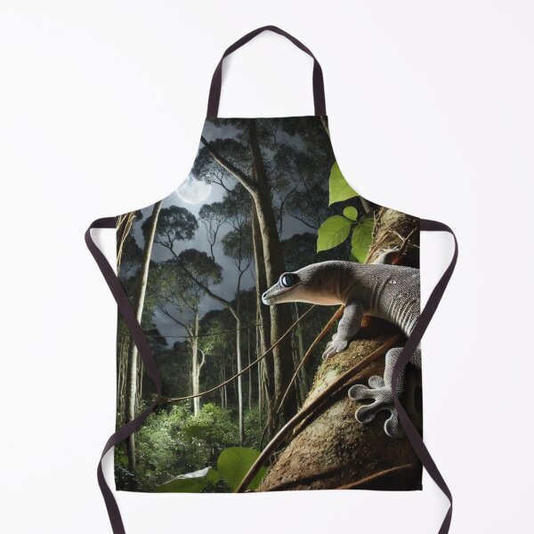 Item preview, Leachianus Gecko Climbing at Night - New Caledonia Wildlife designed and sold by NocturnalNook.