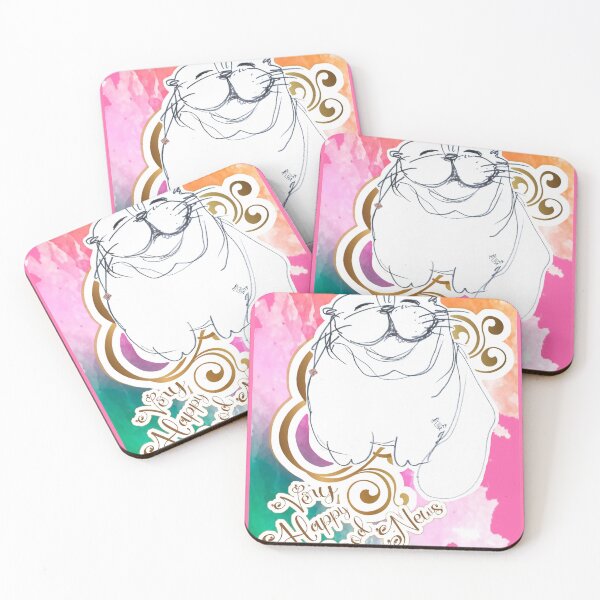Item preview, Very Happy Good News Cat (drawing by ACCI)  designed and sold by VanyssaGraphics.