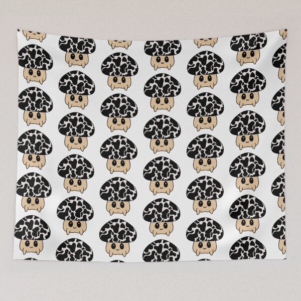 Item preview, Cute Mushroom with Black Cow Hide Pattern designed and sold by MrsCreative1.