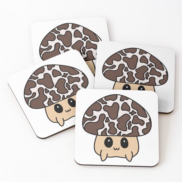 Item preview, Cute Mushroom with Brown Cow Hide Pattern designed and sold by MrsCreative1.