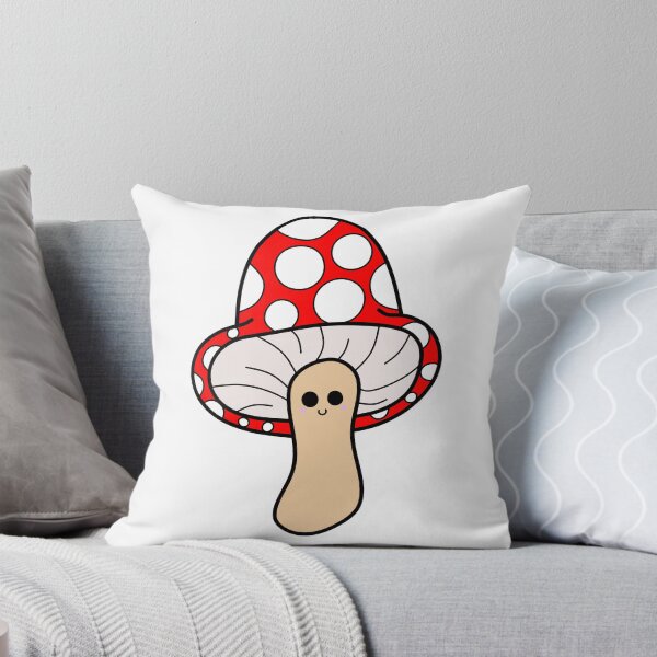 Item preview, Cute Smiling Red Mushroom designed and sold by MrsCreative1.