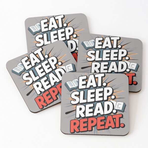 Item preview, Eat, sleep, read, repeat designed and sold by 123ks.