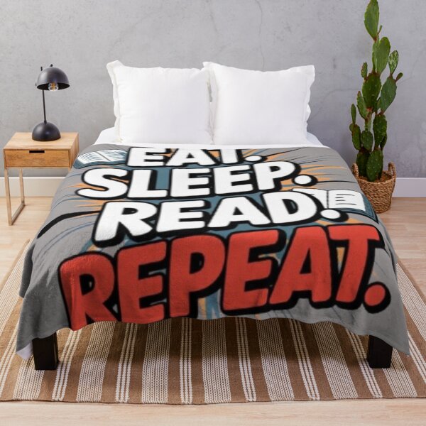 Item preview, Eat, sleep, read, repeat designed and sold by 123ks.