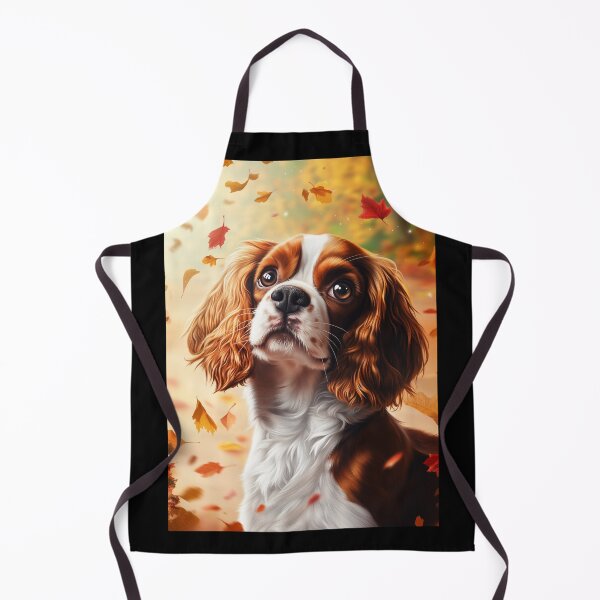 Item preview, Cavalier King Charles Spaniel in Autumn designed and sold by PetsArt.