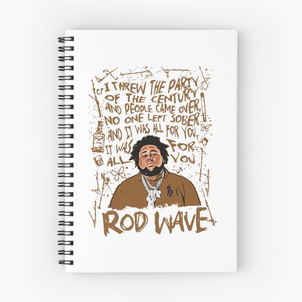 Item preview, Rod Wave Lyrics Illustration designed and sold by doplnmfop.
