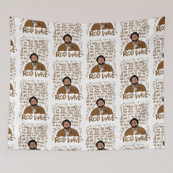 Item preview, Rod Wave Lyrics Illustration designed and sold by doplnmfop.