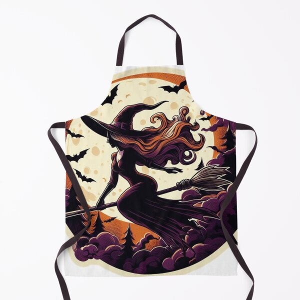 Item preview, Midnight Witch Flying Silhouette designed and sold by JavisSRDesign.