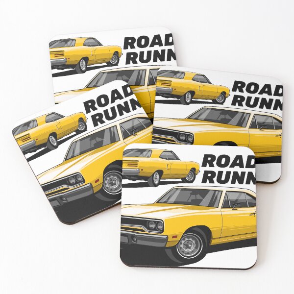 Item preview, classic road runner car vector illustration designed and sold by wisnubayuaji.
