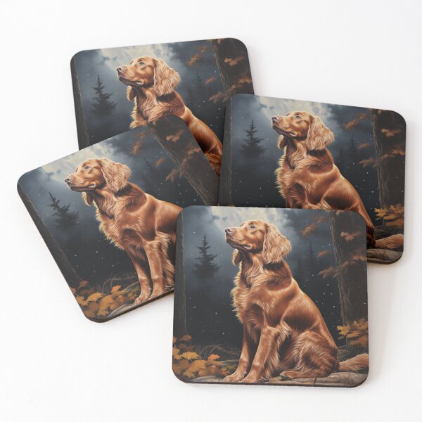 Artikelvorschau, Irish Setter im Mondlicht entworfen und verkauft von PetsArt.