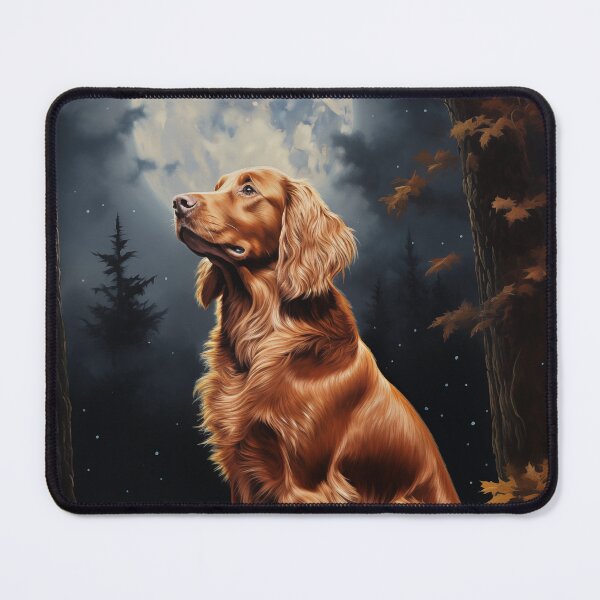 Artikelvorschau, Irish Setter im Mondlicht entworfen und verkauft von PetsArt.