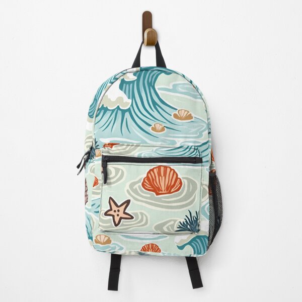 Item preview, Seaside Whimsy: Waves and Marine Life designed and sold by Furbulous Faces.