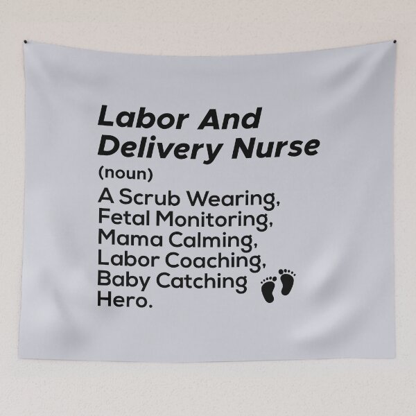 Item preview, Labor and Delivery Nurse Definition - Baby Catching Hero designed and sold by jensbyorlando.