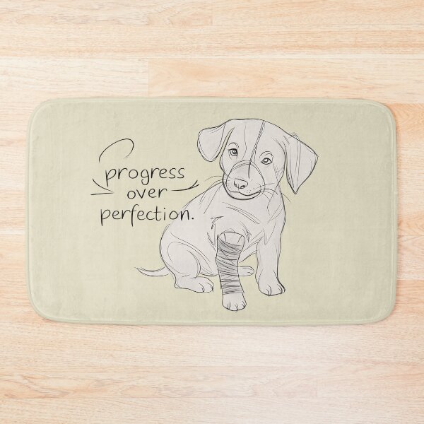 Item preview, Persevering Puppy: Progress Over Perfection designed and sold by KennerTH.