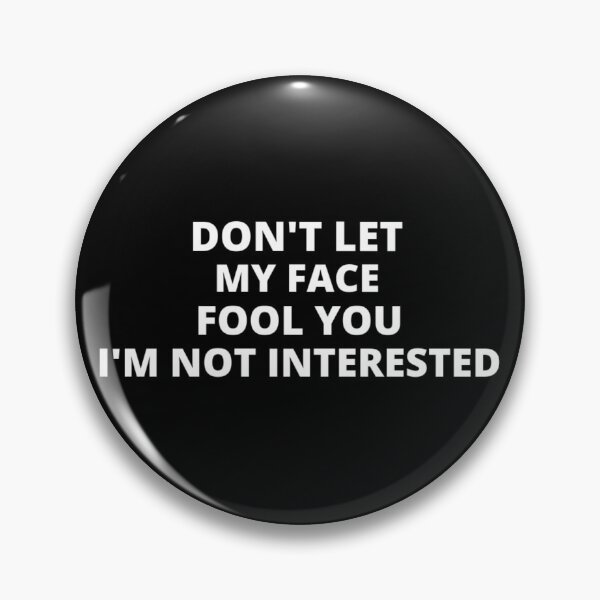 Item preview, I'm not interested t-shirt tee top shirt designed and sold by OAKDEN.
