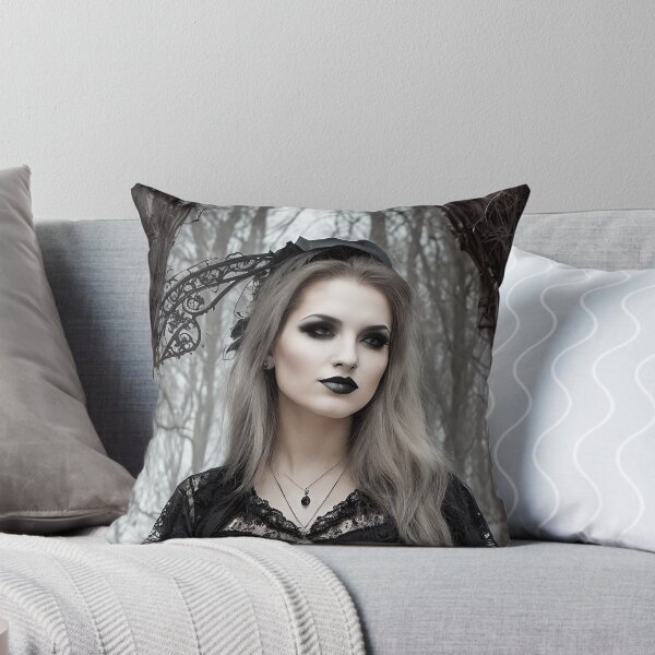 Item preview, Goth in black lacy robes designed and sold by Jennifer Morcom.