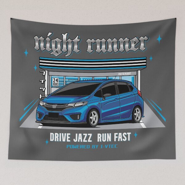 Artikelvorschau, Jazz Fit RS Vtec (Blau) entworfen und verkauft von pjrstudio.