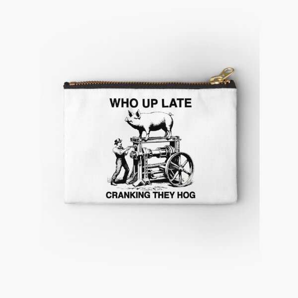 Item preview, Who Up Late Cranking They Hog: Bold Biker Design for Night Riders designed and sold by love3617.